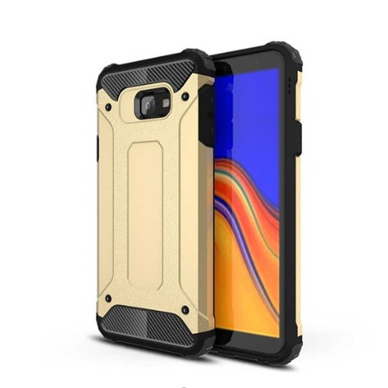 Galaxy J6 Plus Kılıf Zore Crash Silikon Kapak - Gold