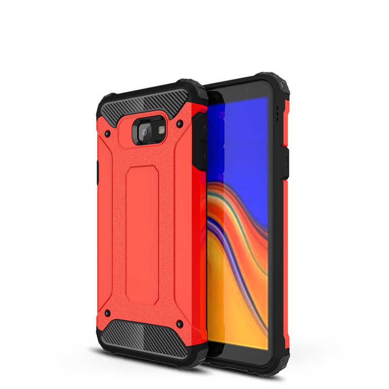 Galaxy J6 Plus Kılıf Zore Crash Silikon Kapak - Kırmızı