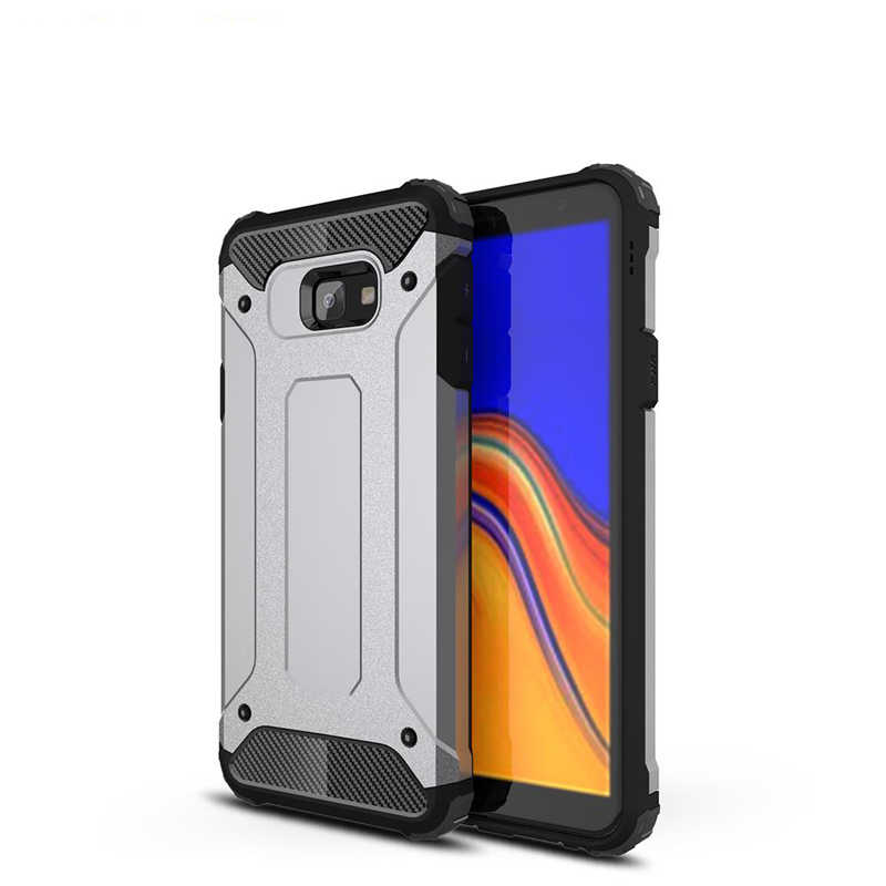 Galaxy J6 Plus Kılıf Zore Crash Silikon Kapak - Gri