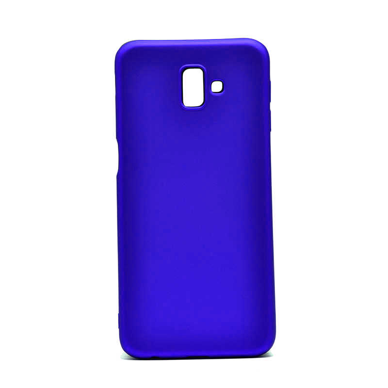 Galaxy J6 Plus Kılıf Zore Premier Silikon Kapak - Saks Mavi