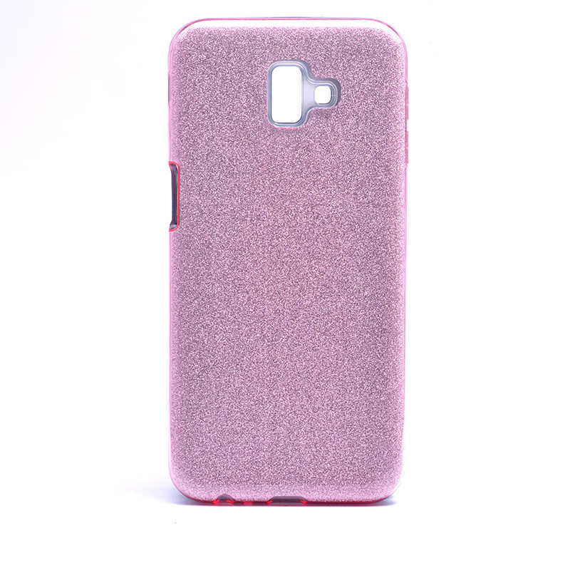 Galaxy J6 Plus Kılıf Zore Shining Silikon - Rose Gold