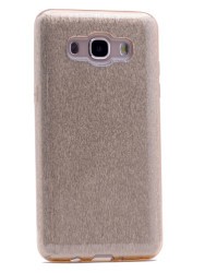 Galaxy J7 2016 Case Zore Shining Silicon Gold