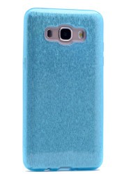 Galaxy J7 2016 Case Zore Shining Silicon Blue