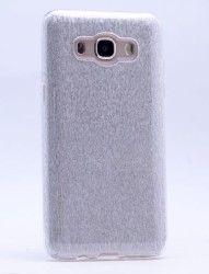 Galaxy J7 2016 Case Zore Shining Silicon Silver