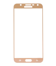 Galaxy J7 Core Zore Ekranı Tam Kaplayan Düz Cam Protector - Zore