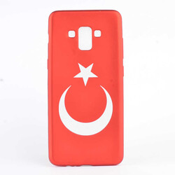 Galaxy J7 Duo Kılıf Zore Bayrak Silikon - Zore