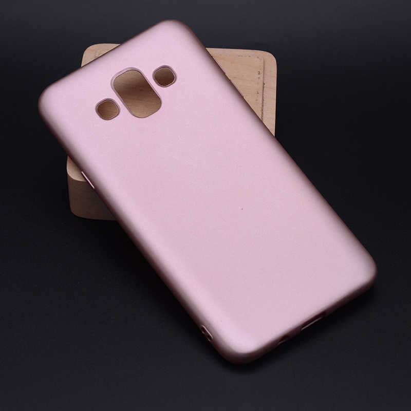 Galaxy J7 Duo Kılıf Zore Premier Silikon Kapak - Rose Gold