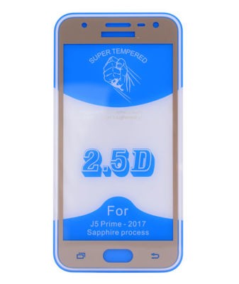 Galaxy J7 Prime Zore Az Eğimli Full Yapışkanlı Cam - 5