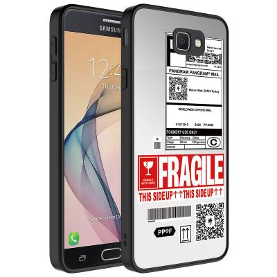 Galaxy J7 Prime Case Mirror Patterned Camera Protected Glossy Zore Mirror Cover - Zore