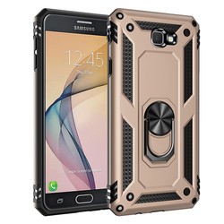 Galaxy J7 Prime Case Zore Vega Cover Gold