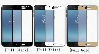 Galaxy J730 Pro Zore Ekranı Tam Kaplayan Düz Cam Koruyucu - 4