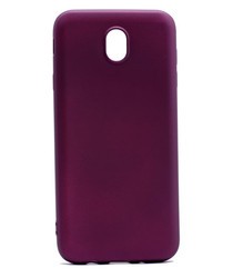 Galaxy J730 Pro Kılıf Zore Premier Silikon Kapak Mor