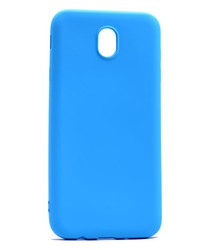Galaxy J730 Pro Kılıf Zore Premier Silikon Kapak Mavi
