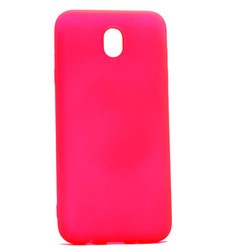 Galaxy J730 Pro Kılıf Zore Premier Silikon Kapak Pembe