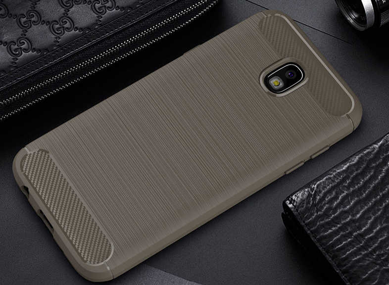 Galaxy J730 Pro Kılıf Zore Room Silikon Kapak - Gri