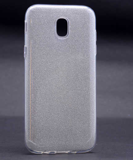 Galaxy J730 Pro Kılıf Zore Shining Silikon - Gümüş