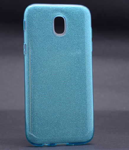 Galaxy J730 Pro Kılıf Zore Shining Silikon - Mavi