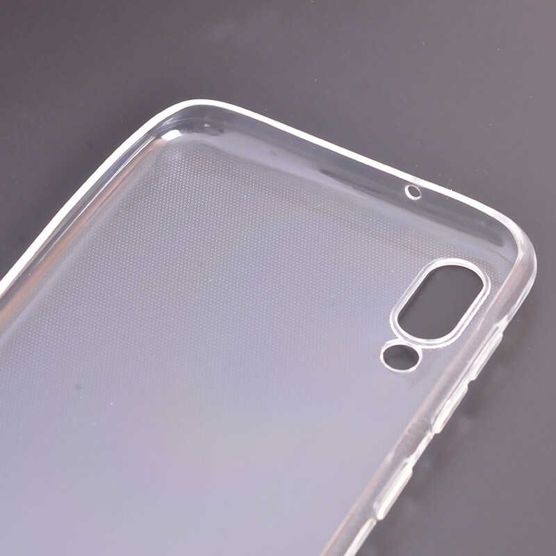 Galaxy M10 Kılıf Zore Süper Silikon Kapak - Renksiz
