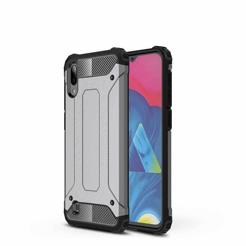 Galaxy M10 Kılıf Zore Crash Silikon Kapak - Rose Gold