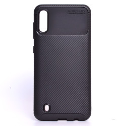 Galaxy M10 Case Zore Negro Silicon Cover - Zore