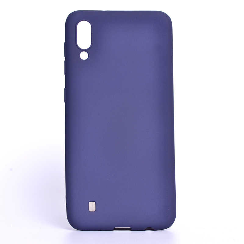 Galaxy M10 Kılıf Zore Premier Silikon Kapak - Lacivert