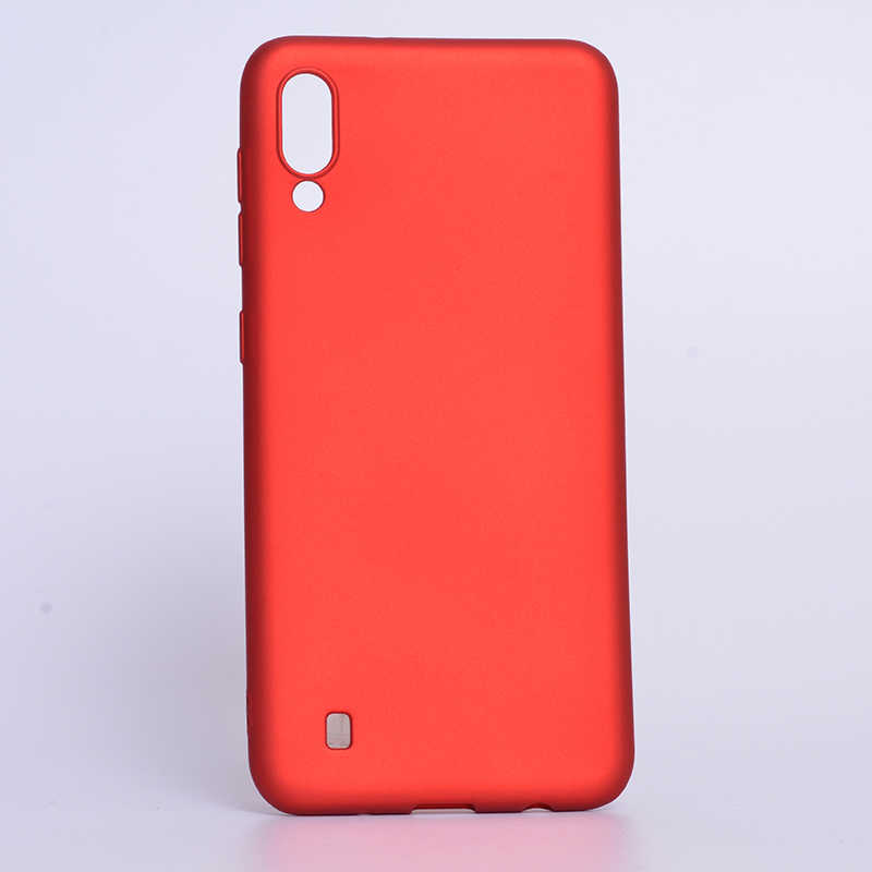 Galaxy M10 Kılıf Zore Premier Silikon Kapak - Kırmızı