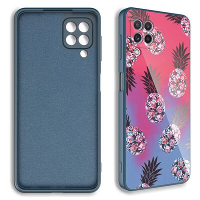 Galaxy M12 Kılıf Kamera Korumalı Desenli Sert Silikon Zore Epoksi Kapak - 2