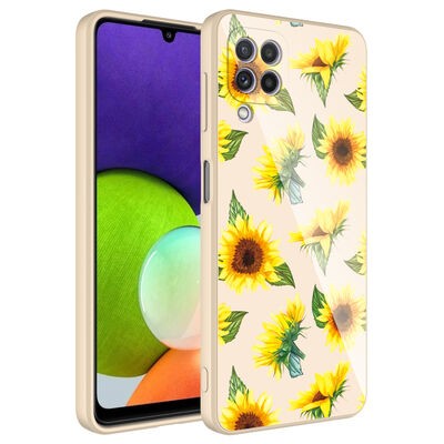 Galaxy M12 Kılıf Kamera Korumalı Desenli Sert Silikon Zore Epoksi Kapak - 7