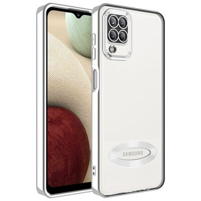 Galaxy M12 Kılıf Kamera Korumalı Logo Gösteren Zore Omega Kapak - 8