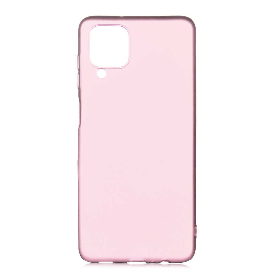 Galaxy M12 Kılıf Zore Premier Silikon Kapak - Rose Gold