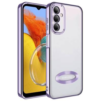 Galaxy M14 Case Camera Protected Zore Omega Cover Showing Logo - Zore