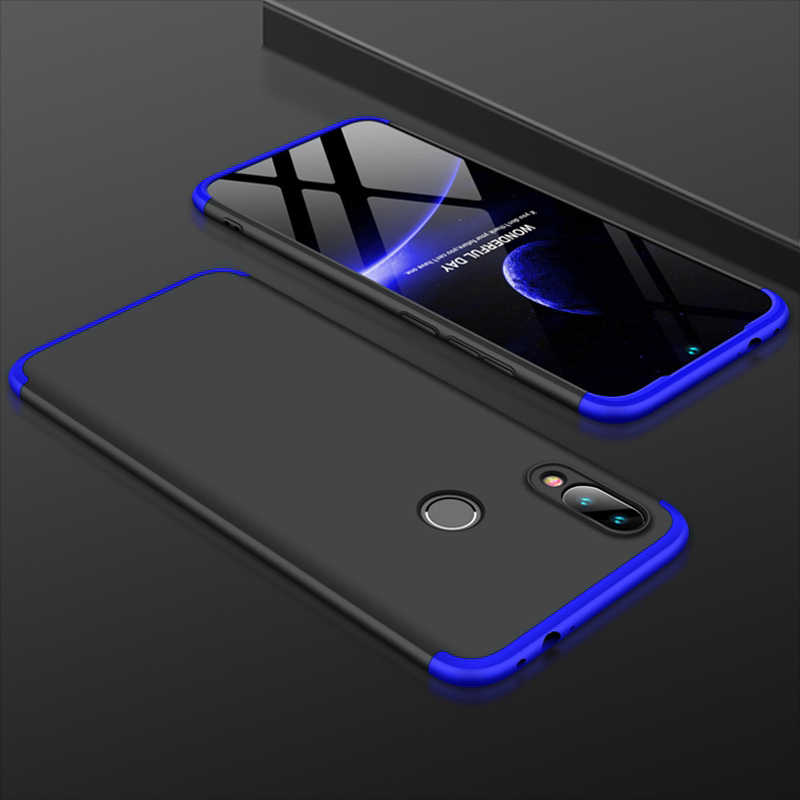 Galaxy M20 Kılıf Zore Ays Kapak - Siyah-Mavi