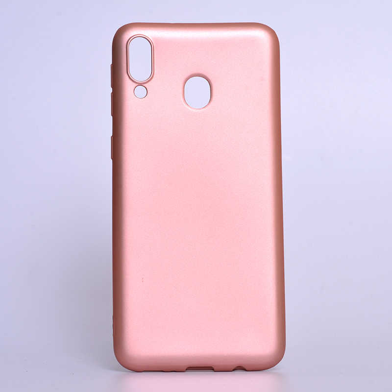 Galaxy M20 Kılıf Zore Premier Silikon Kapak - Rose Gold