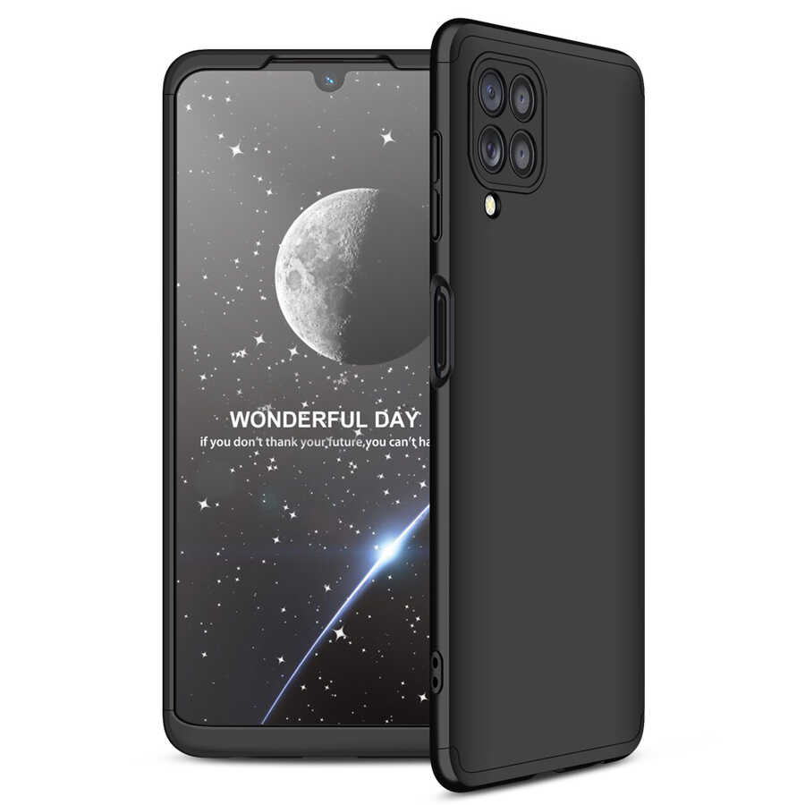 Galaxy M22 Kılıf Zore Ays Kapak - Siyah