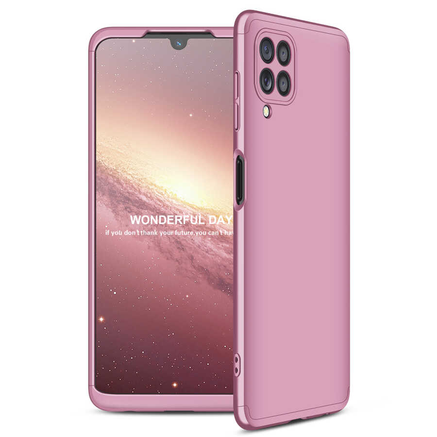 Galaxy M22 Kılıf Zore Ays Kapak - Rose Gold