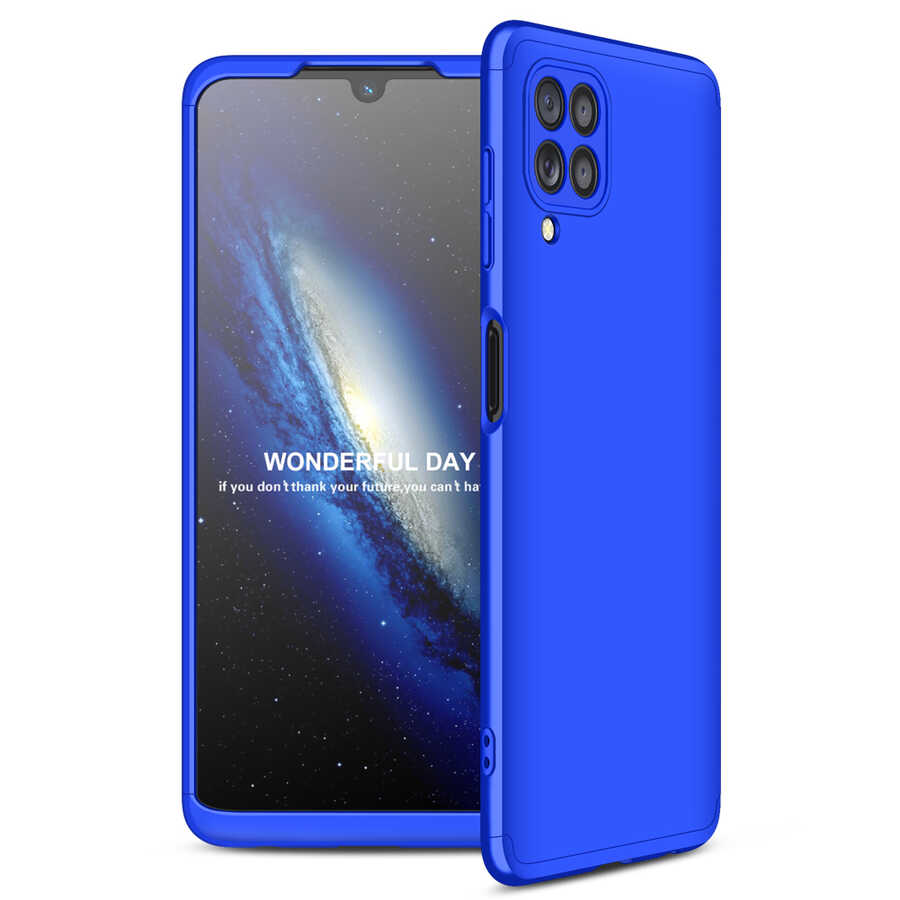 Galaxy M22 Kılıf Zore Ays Kapak - Mavi