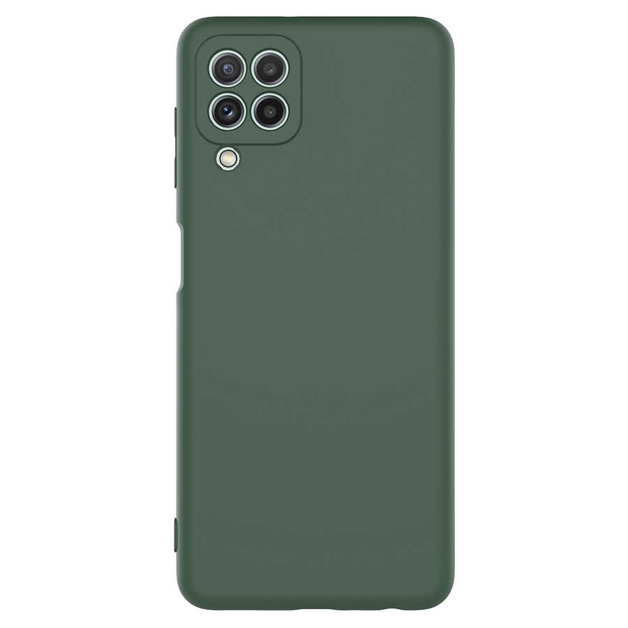 Galaxy M22 Kılıf Zore Mara Lansman Kapak - Koyu Yeşil