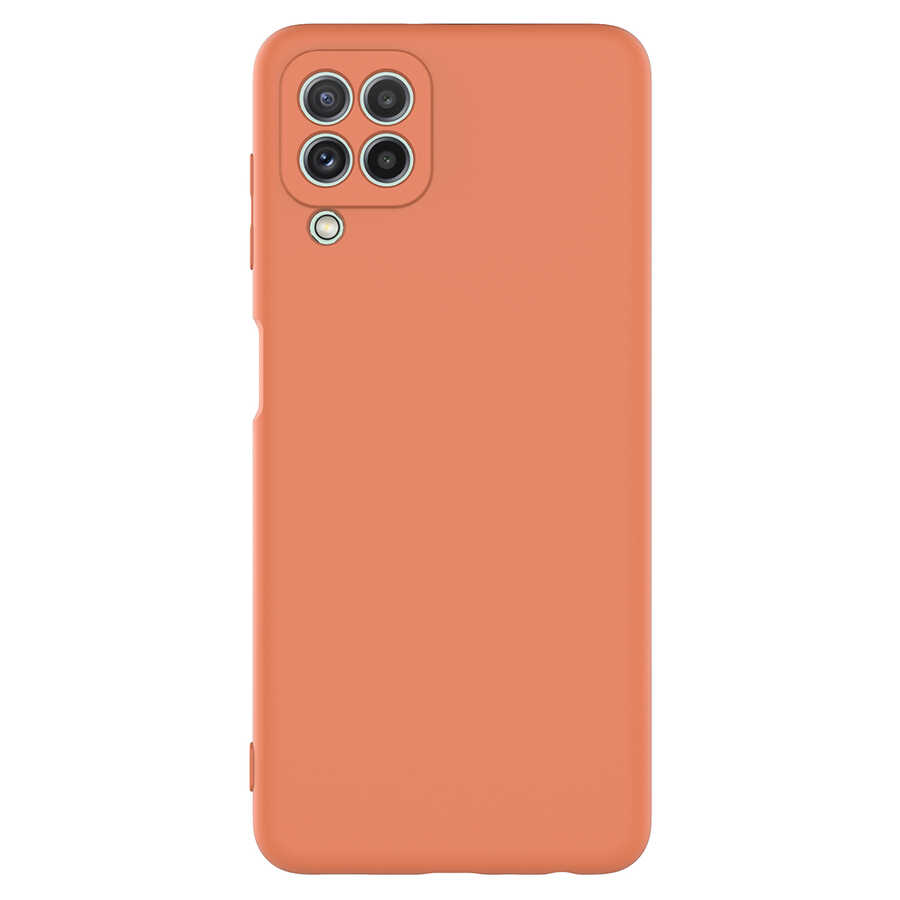 Galaxy M22 Kılıf Zore Mara Lansman Kapak - Turuncu
