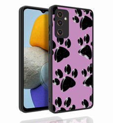 Galaxy M23 Case Patterned Camera Protected Glossy Zore Nora Cover - Zore