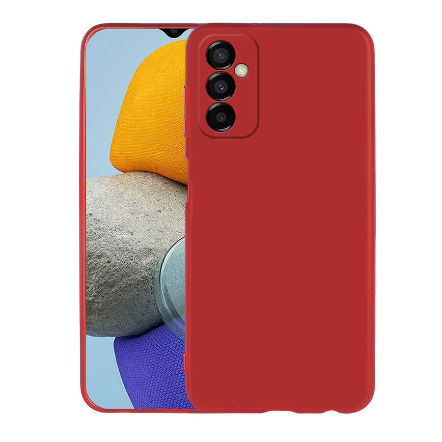Galaxy M23 Kılıf Zore Premier Silikon Kapak - Kırmızı