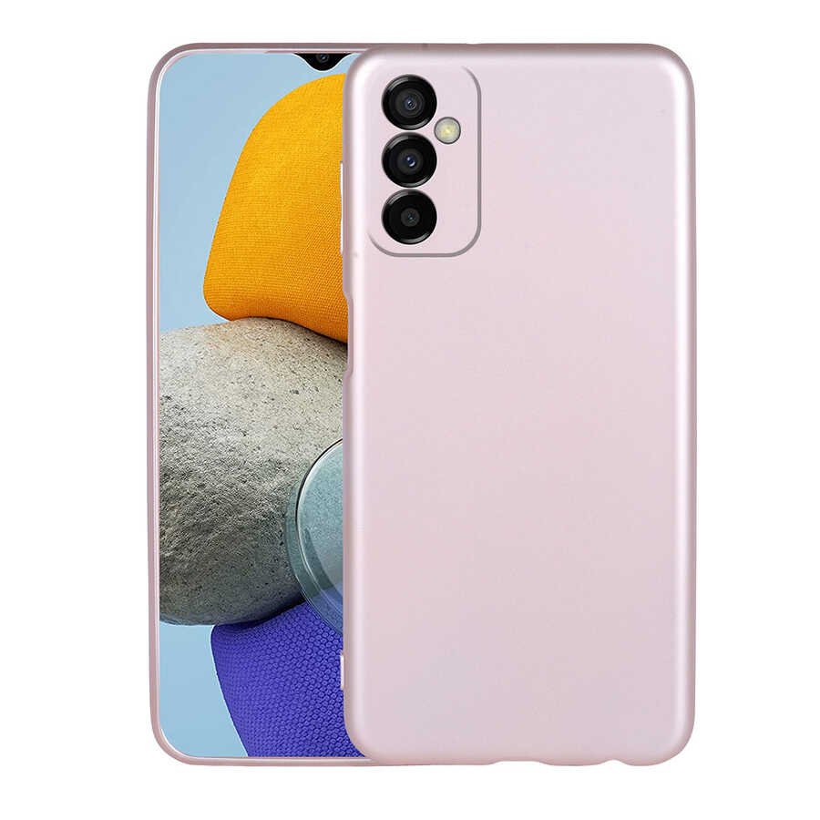Galaxy M23 Kılıf Zore Premier Silikon Kapak - Rose Gold