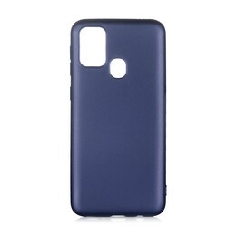 Galaxy M31 Case Zore Premier Silicon Cover Navy blue