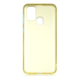 Galaxy M31 Kılıf Zore Bistro Kapak Sarı
