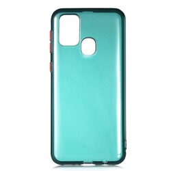 Galaxy M31 Kılıf Zore Bistro Kapak Koyu Yeşil