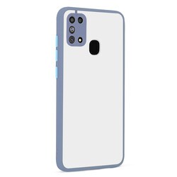 Galaxy M31 Kılıf Zore Hux Kapak Mor