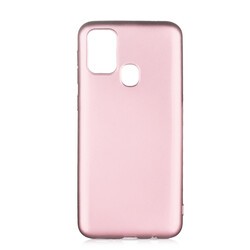 Galaxy M31 Kılıf Zore Premier Silikon Kapak Rose Gold