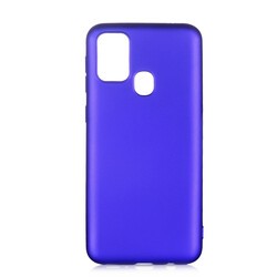 Galaxy M31 Kılıf Zore Premier Silikon Kapak Saks Mavi