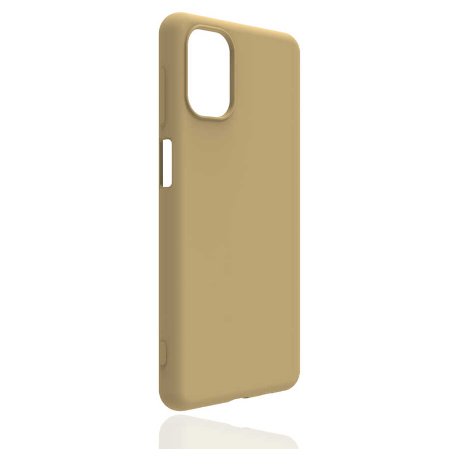 Galaxy M51 Kılıf Zore Biye Silikon - Gold