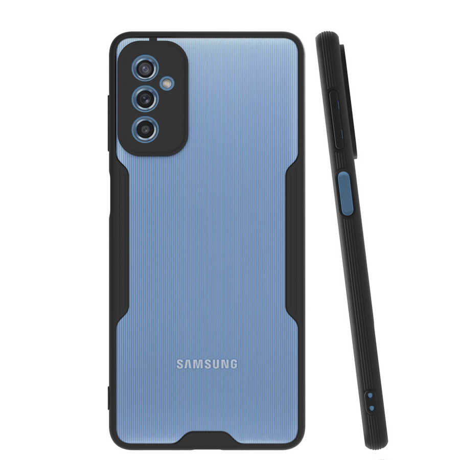 Galaxy M52 Kılıf Zore Parfe Kapak - Siyah
