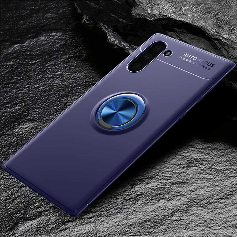 Galaxy Note 10 Kılıf Zore Ravel Silikon Kapak - Mavi